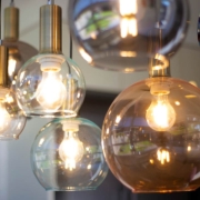 beautiful retro luxury decorative lights in a modern home
